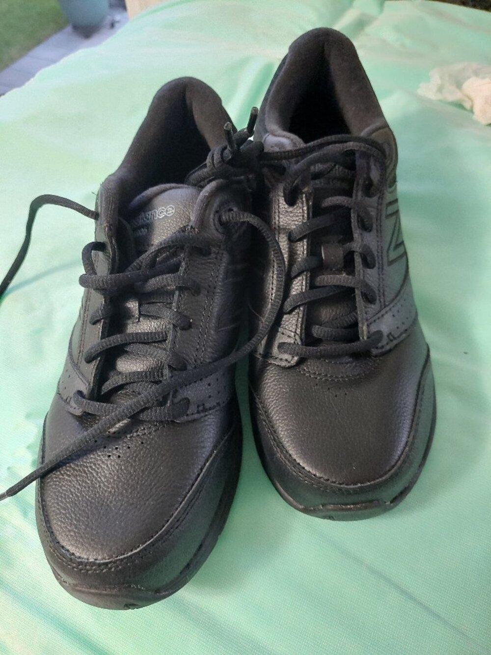 New Balance 928v3 Black Leather Walking Shoes Orthotic Comfort Sneaker 8.5